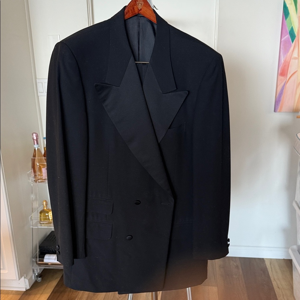 Gucci Elegant Black Men’s Tuxedo 2pc